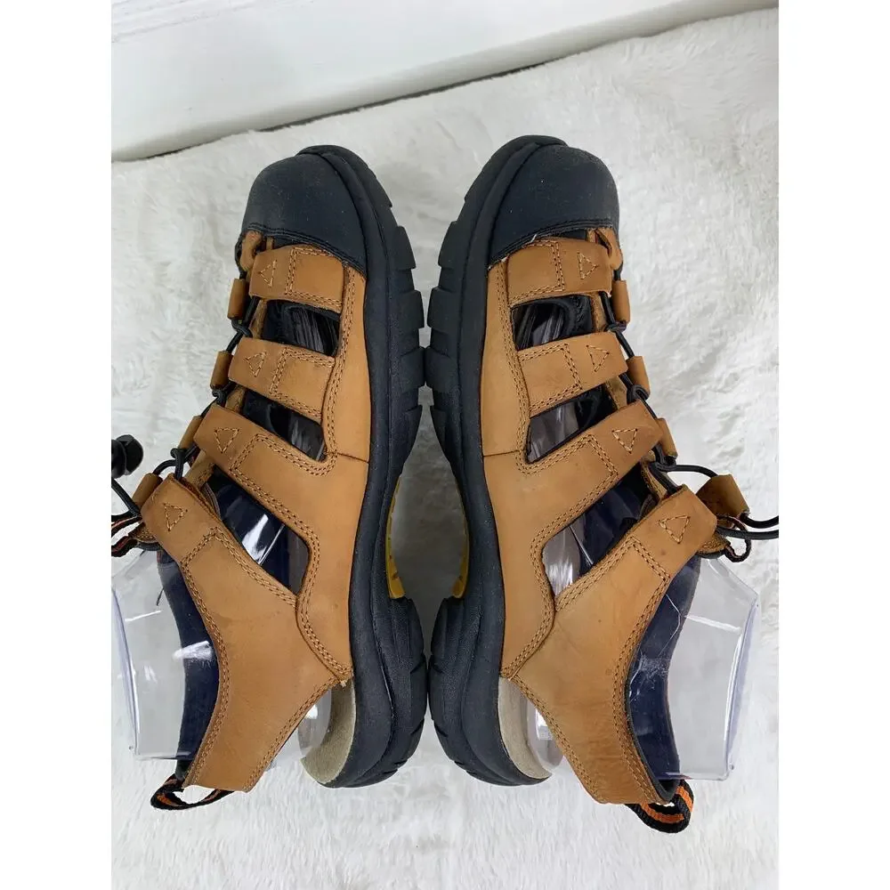 Alpine Design Men’s Water Sport Sandals Brown/Black Size 10 Hiking Walking